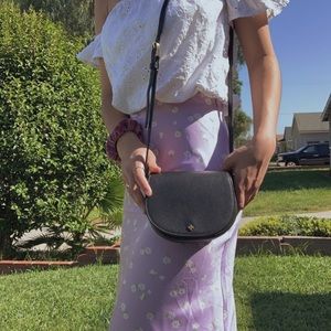 Tory Burch Mini Flap Black Leather